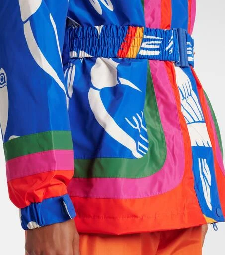Farm Rio Colorblocked printed ski jacket 6