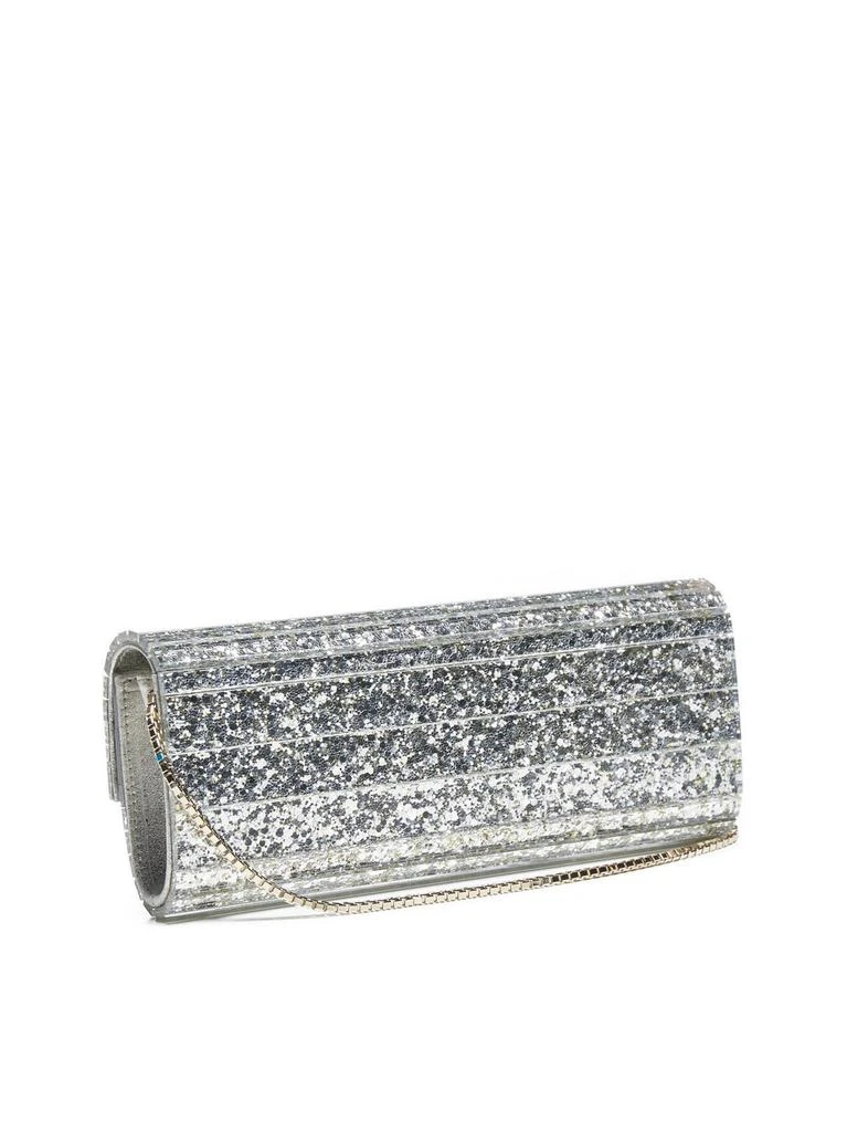 Jimmy Choo Jimmy Choo Sweetie Glittered Clutch Bag 2