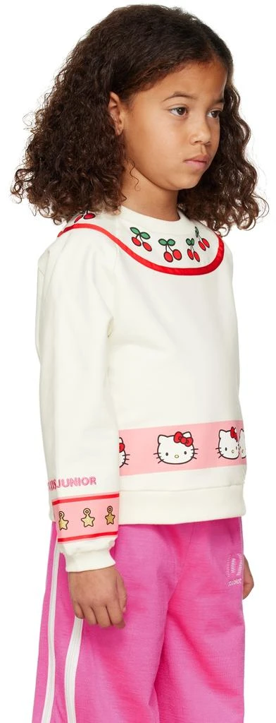 GCDS Kids White Hello Kitty Edition Sweatshirt 2