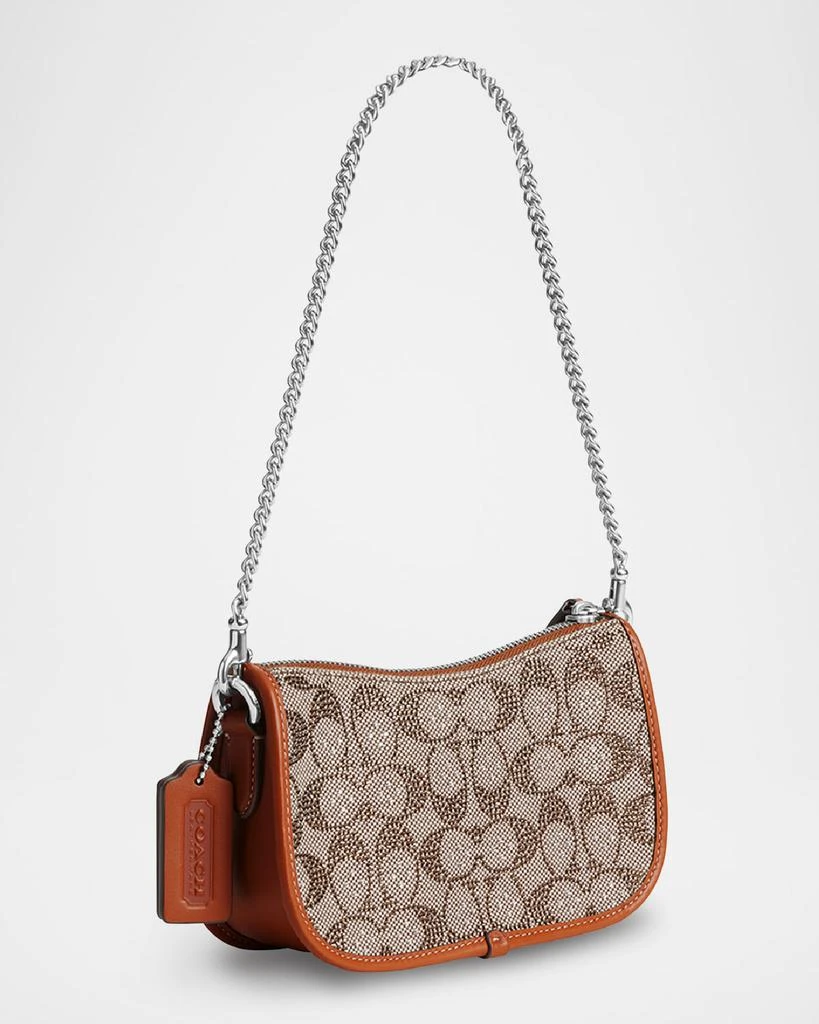 Coach Swinger 20 Crystal Signature Jacquard Shoulder Bag 4