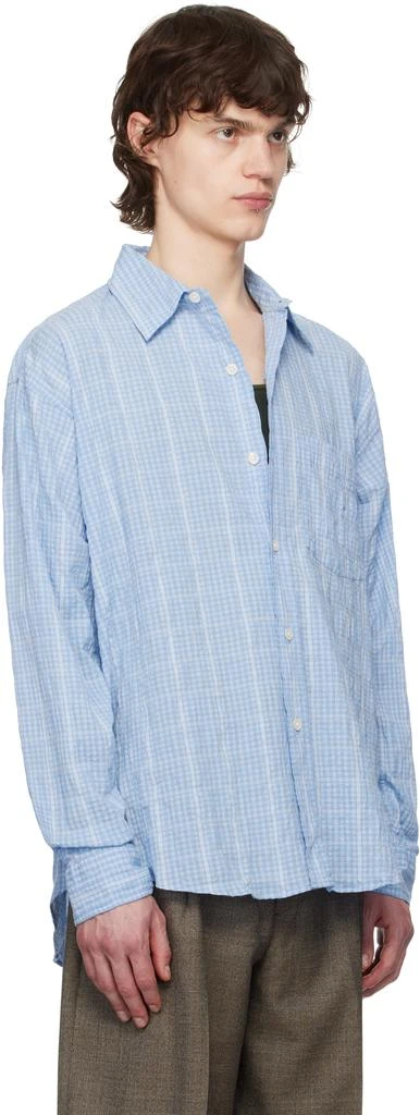 mfpen Blue Seersucker Executive Shirt 2