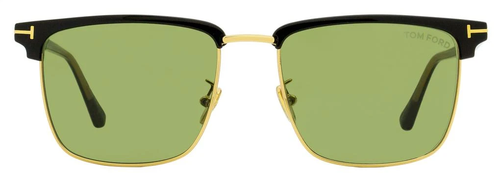 Tom Ford Men's Hudson-02 Sunglasses TF997H 01N Black/Gold 55mm 2