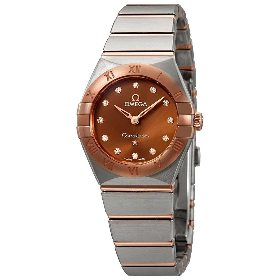 Omega Constella Sun-brushed Brown Diamond Dial Ladies Watch 131.20.25.60.63.001 1