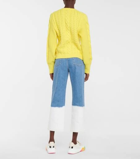 Stella McCartney Cable-knit cotton-blend sweater 3
