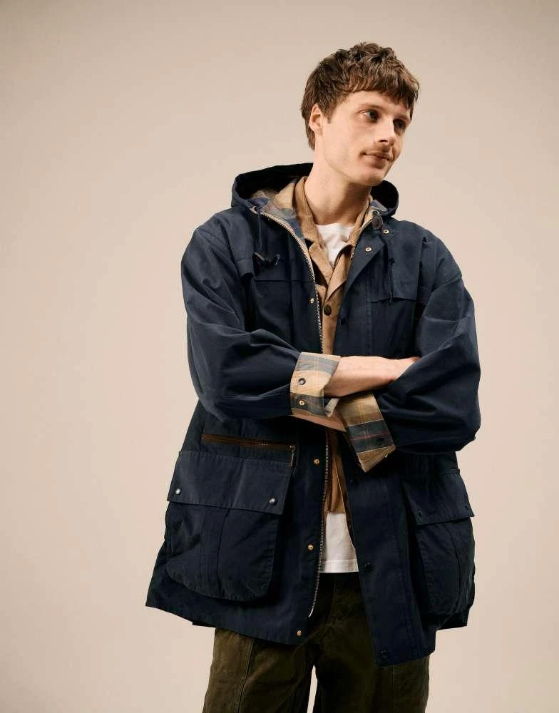 Barbour Barbour Icons Durham hooded jacket in navy