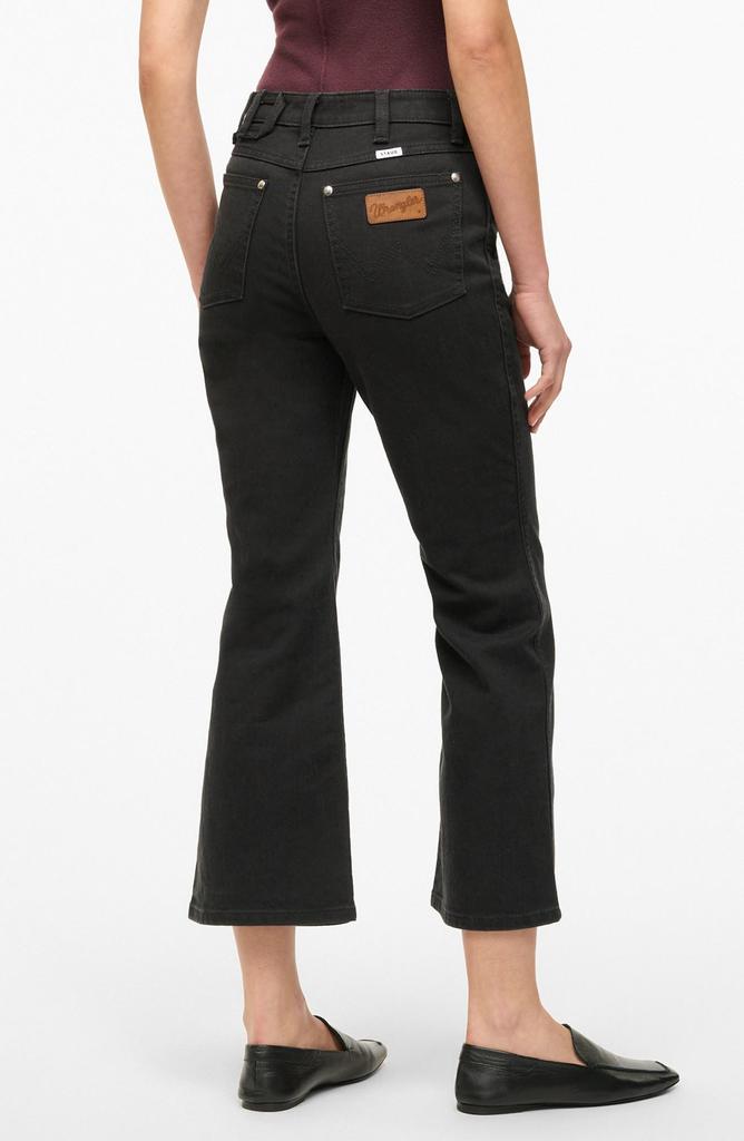 Staud + Wrangler The Crop Bootcut Jeans