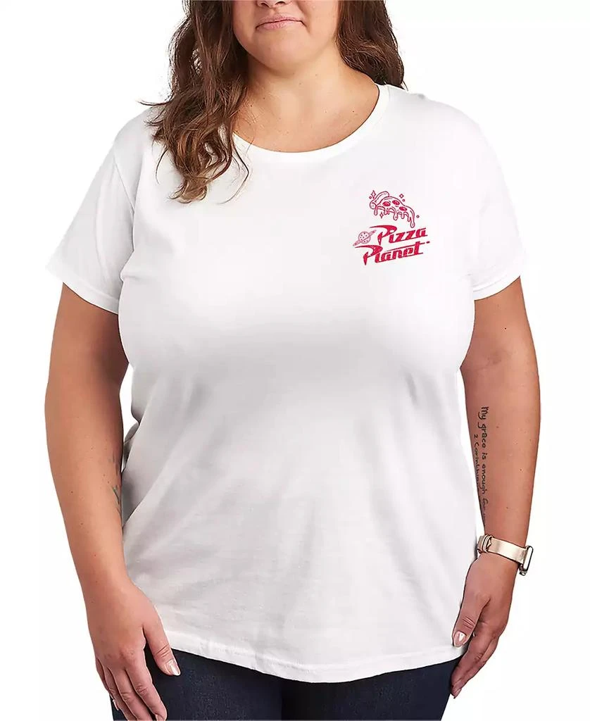 Hybrid Apparel Plus Size Toy Story Pizza Planet Short-Sleeve Graphic T-Shirt