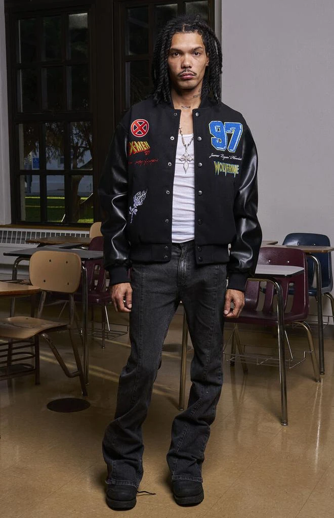Civil x X-Men '97 Wolverine Slash Varsity Bomber Jacket 2