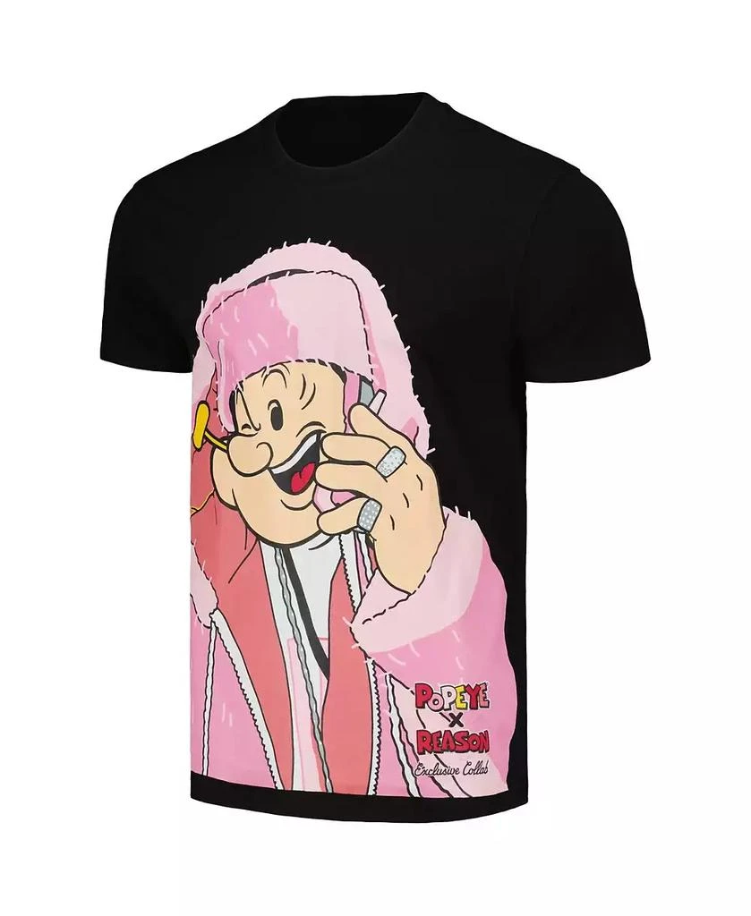 Reason Men's and Women's Black Popeye Uptown T-Shirt 3