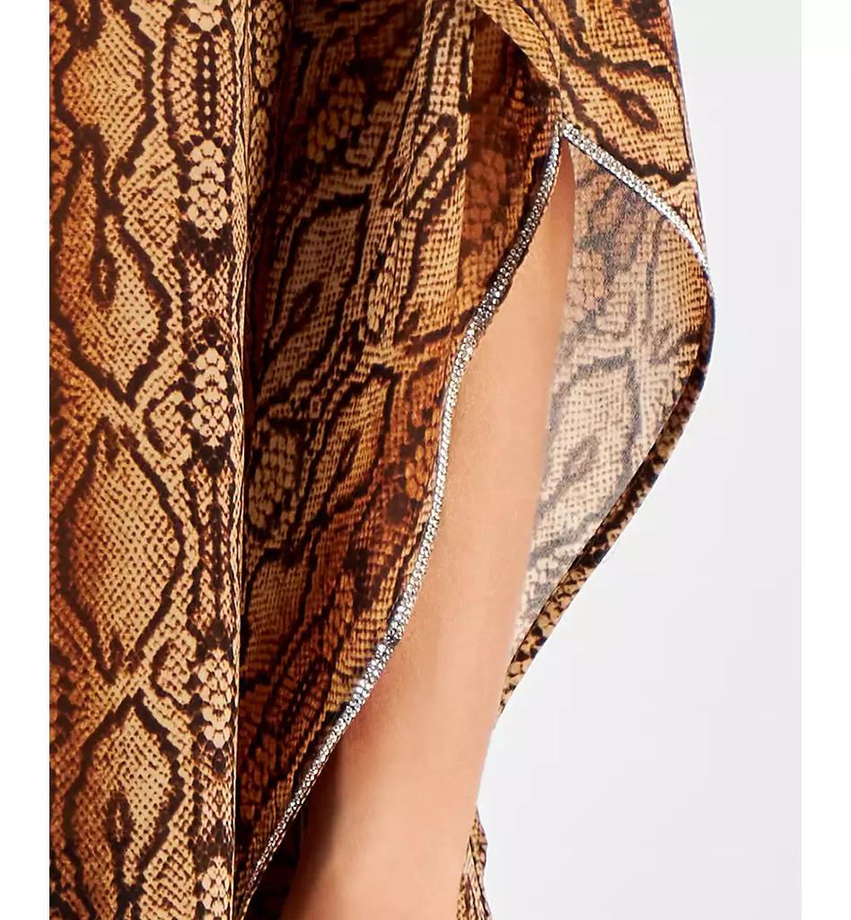 JM Collection Petite Fancy Python Chiffon Poncho Top, Created for Macy's