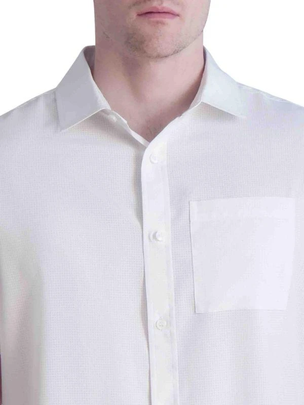 Karl Lagerfeld Paris Short Sleeve Button Down Shirt 5