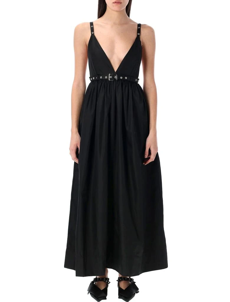 Ganni Duchesse Nylon Strap Dress 1