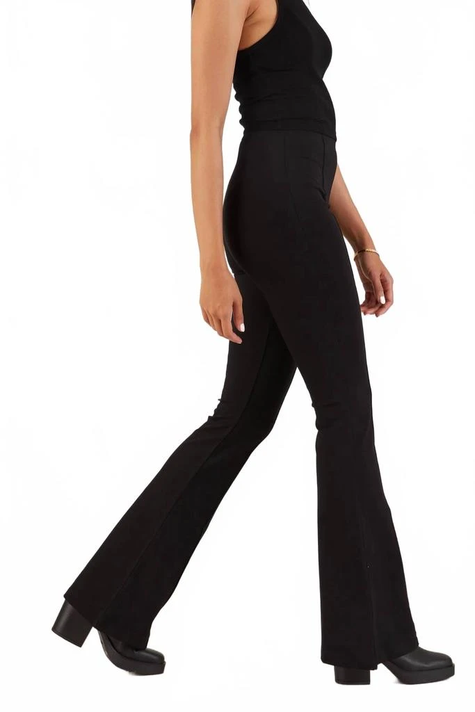 Sablyn Bailey Pin Tuck Flair Leggings In Black 3