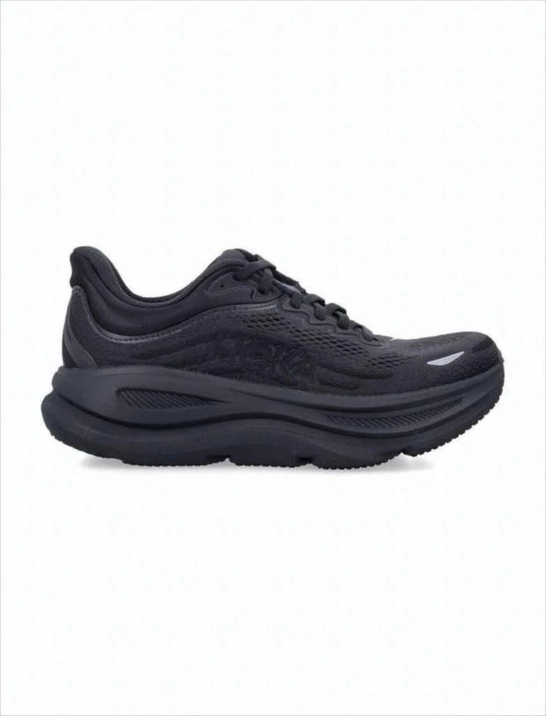 Hoka One One Minimalistic Black Sneakers With Breathable Mesh 1