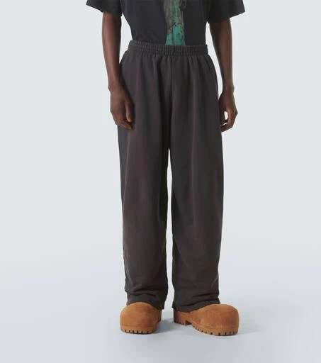 Balenciaga Baggy cotton fleece sweatpants 3