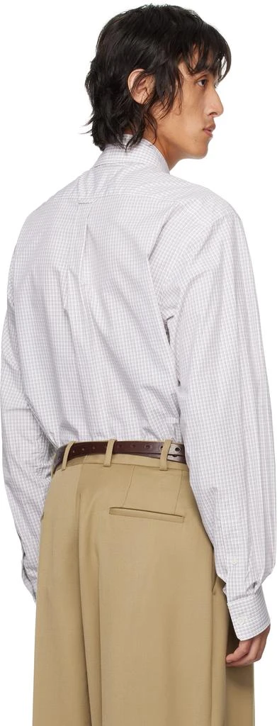 Hed Mayner White Check Shirt 3
