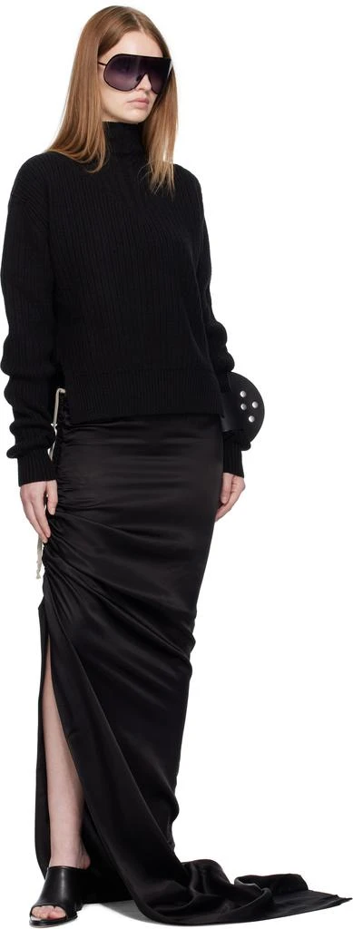 Rick Owens Black Concordians Fisherman Turtleneck 4