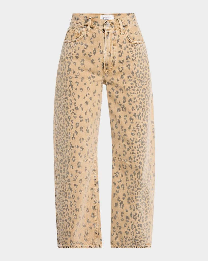 Citizens of Humanity Miro Cheetah-Print Relaxed Jeans 1