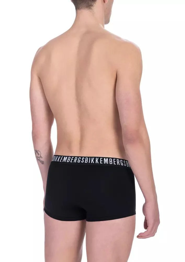 BIKKEMBERGS Bikkembergs Black Cotton Underwear 2