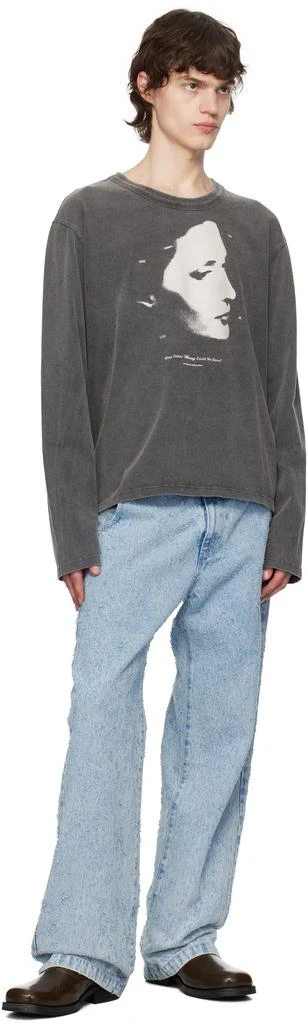 mfpen Blue Straight Cut Jeans 4