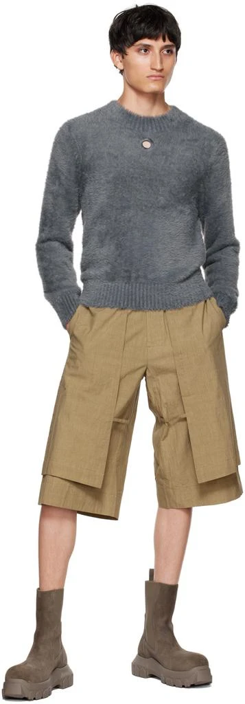 Craig Green Gray Fluffy Sweater 4