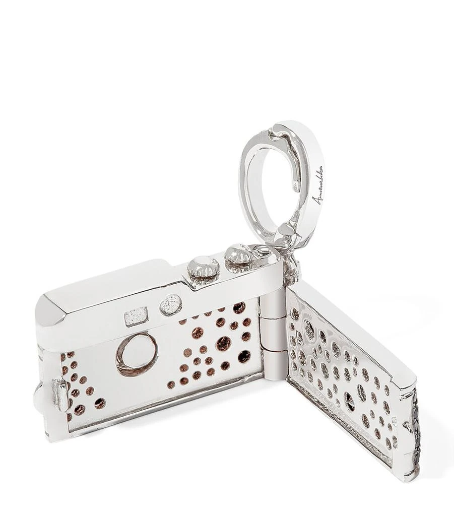 Annoushka White Gold and Diamond Mythology Camera Charm 3