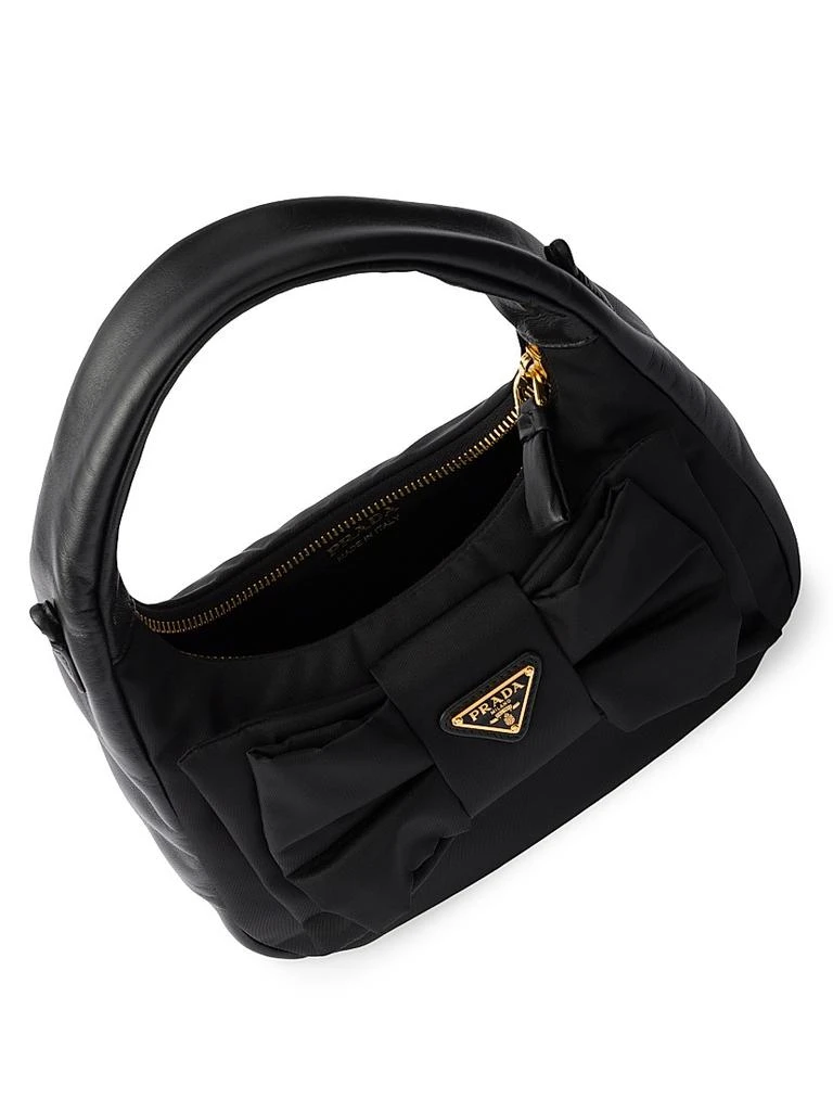 Prada Re-Nylon and Nappa Leather Mini Bag with Bow 4