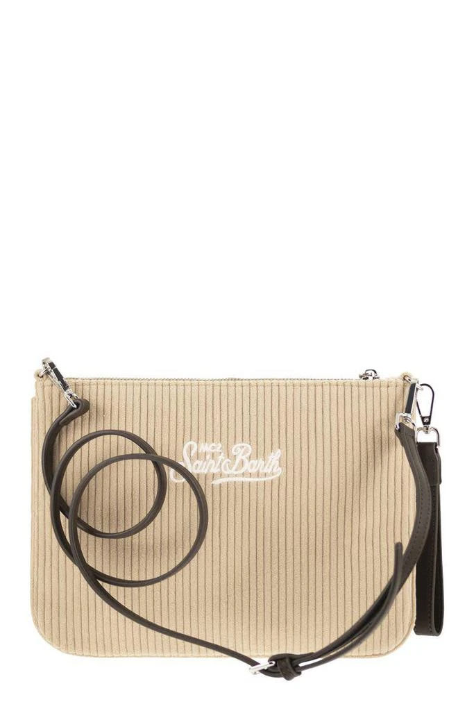 Mc2 Saint Barth MC2 Saint Barth Parisienne - Corduroy Clutch Bag 2