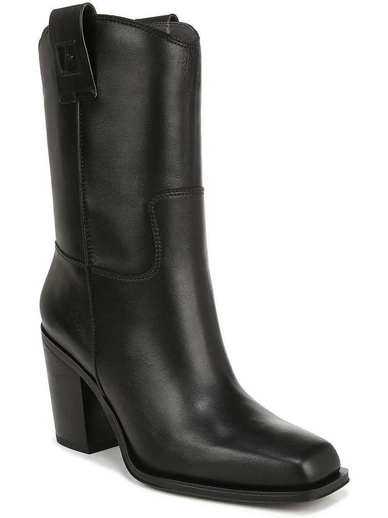 Franco Sarto Womens Solid Square Toe Mid-Calf Boots 1