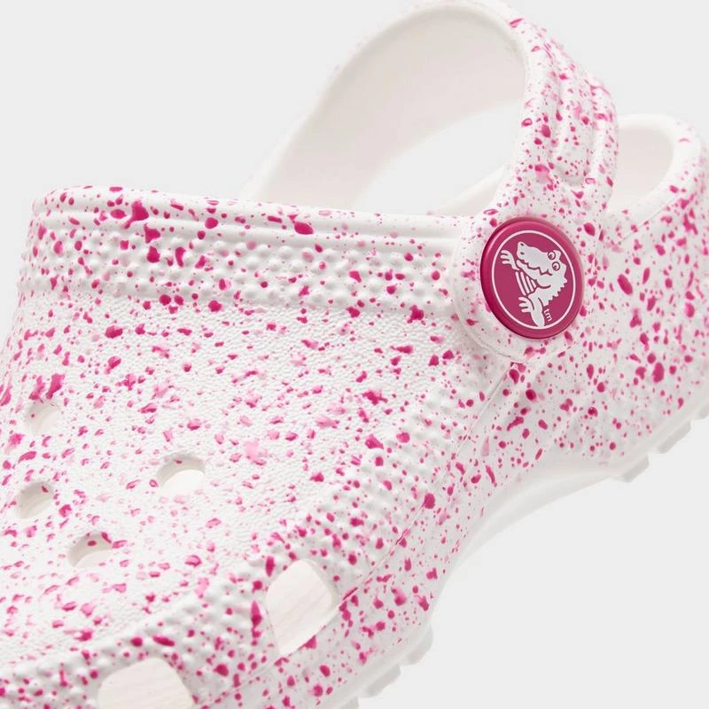 Crocs Girls' Toddler Crocs Paint Splatter Classic Clog Shoes 3