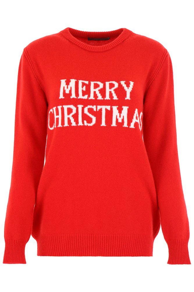 Alberta Ferretti Alberta Ferretti Merry Christmas Knitted Jumper 1