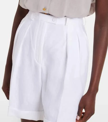 Loro Piana George linen Bermuda shorts 4