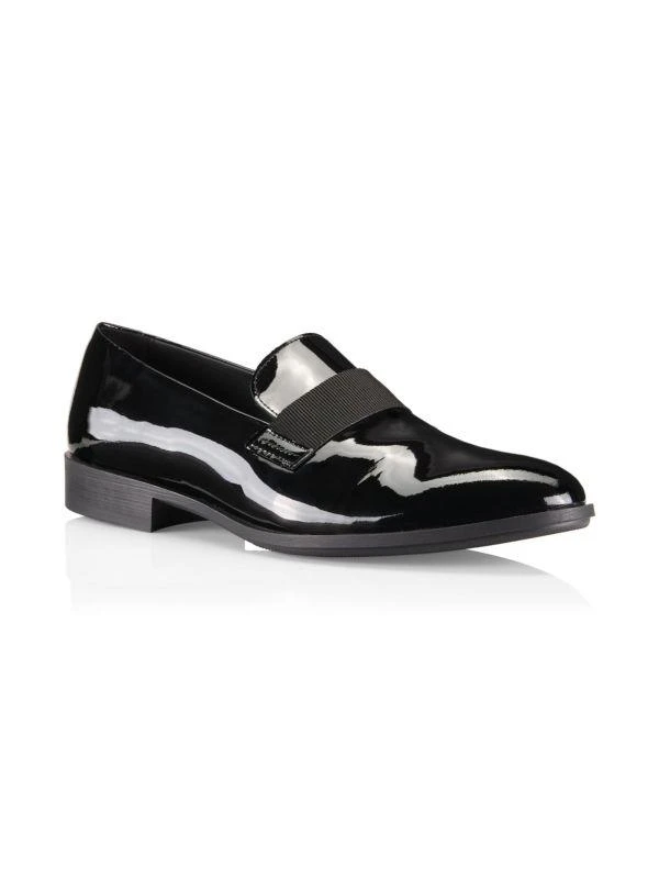 Hugo Boss Eastside Patent Leather Smoking Slippers 2