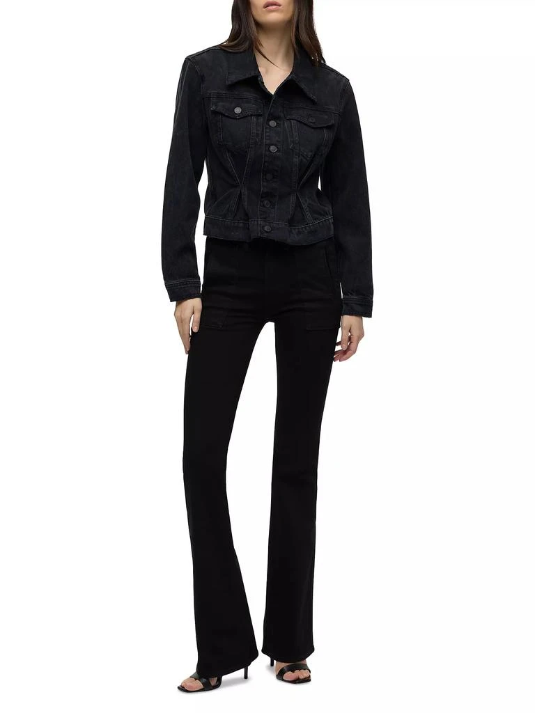 Hudson Denim Cinched-Waist Jacket 7