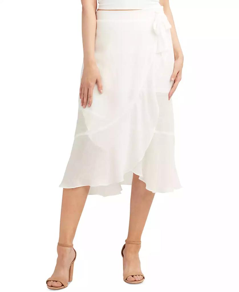 BCX Juniors' Gauzy Side-Tie Tulip-Hem Skirt