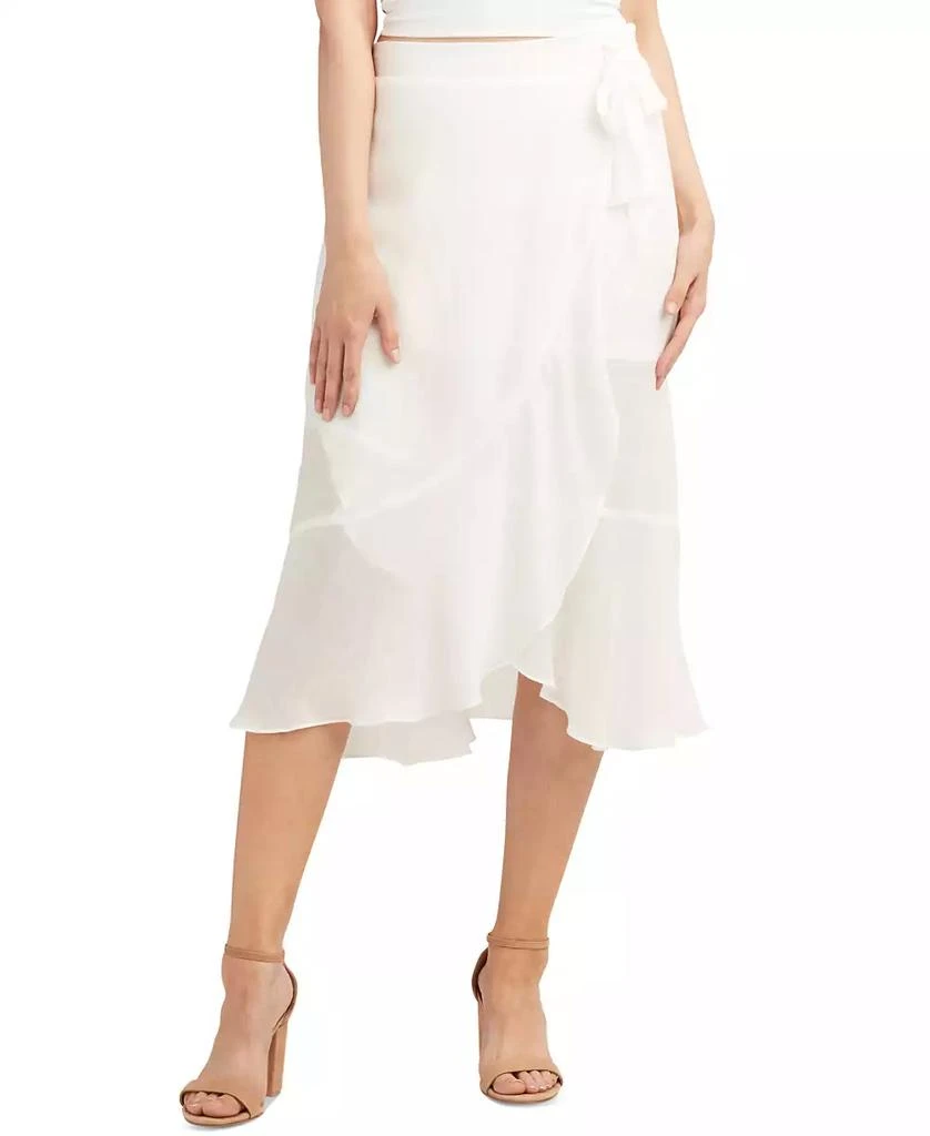 BCX Juniors' Gauzy Side-Tie Tulip-Hem Skirt 1