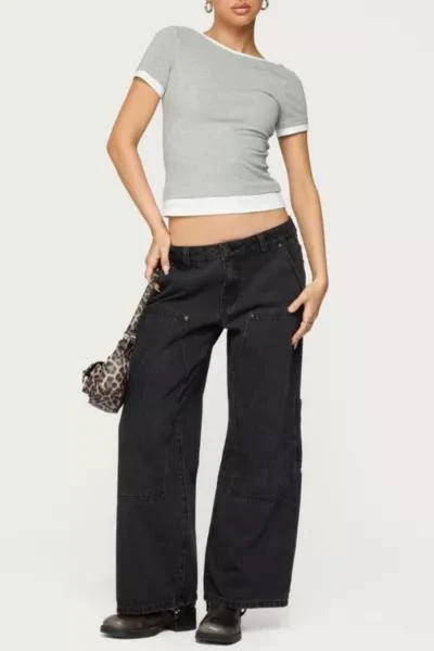Edikted Edikted Julietta Contrast Layered T Shirt 1