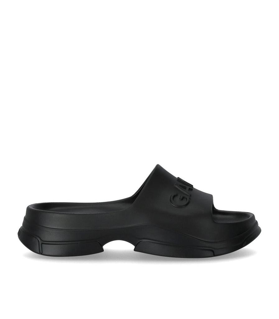 Ganni Ganni Black Pool Slide Sandal - Slippers - BeyondStyle