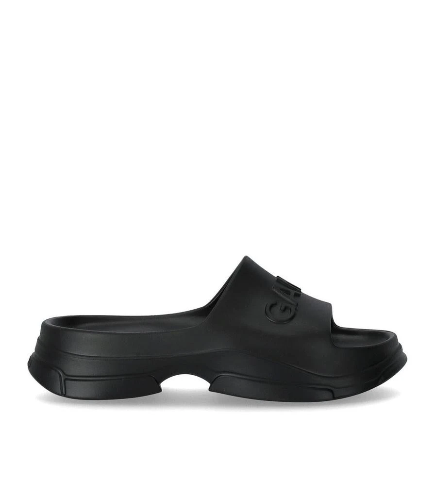 Ganni Ganni Black Pool Slide Sandal 1