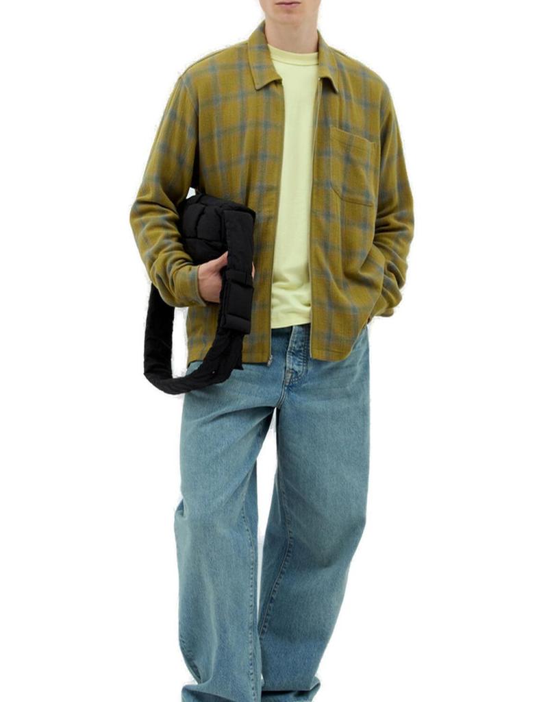STUSSY Stüssy Twisted Yarn Plaid Zip Shirt - Shirts