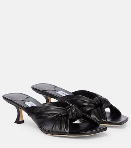 【新品・未使用】JIMMY CHOO Avenue50leather mules Jimmy Choo - Avenue 50 leather mules Jimmy Choo