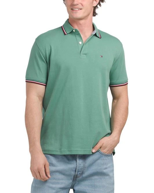 Tommy Hilfiger Richard Tipped Short Sleeve Polo 1