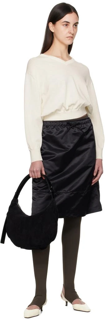Nothing Written Black Leather Shoulder Bag 4