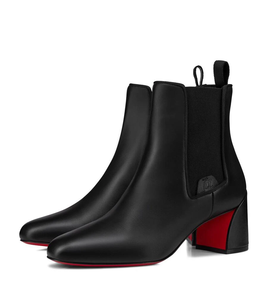 Christian Louboutin Turelastic Leather Ankle Boots 55 3