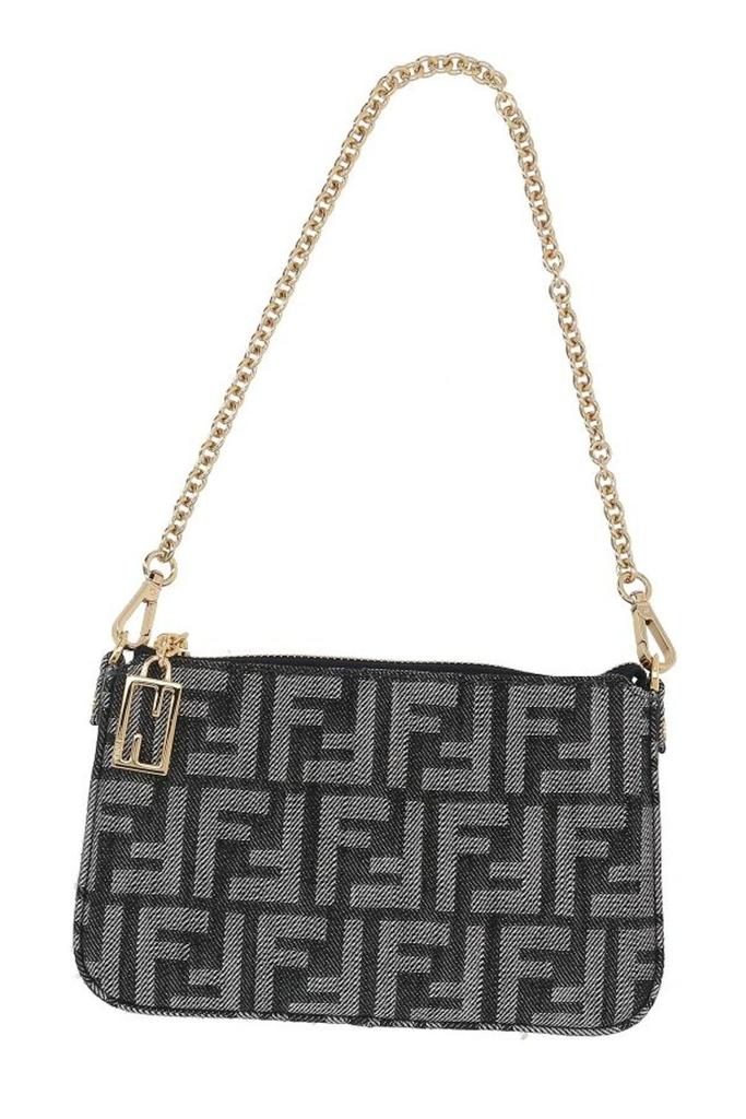 Fendi Fendi Baguette FF Jacquard Pouch
