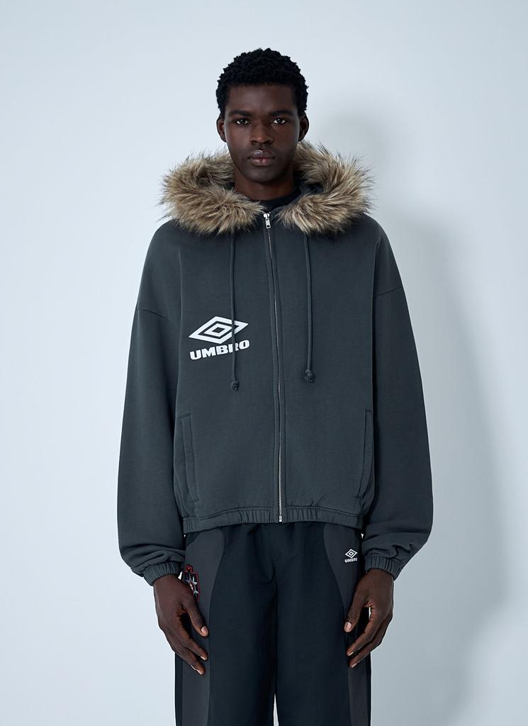 umbro×fekete gathered hoodie vest カーキ Umbro - OG Logo Masked Hoodie | HBX