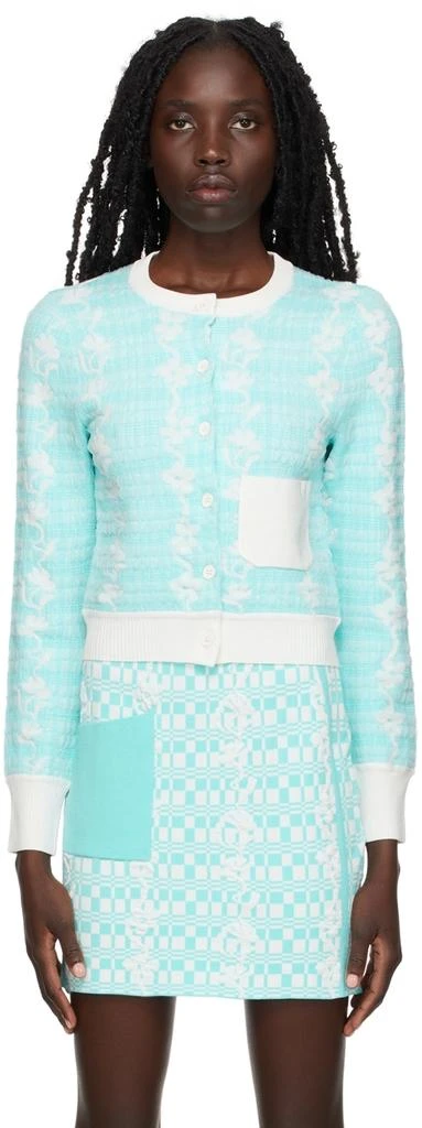 PH5 Blue Stevie Eco Floral Stitch Cardigan 1