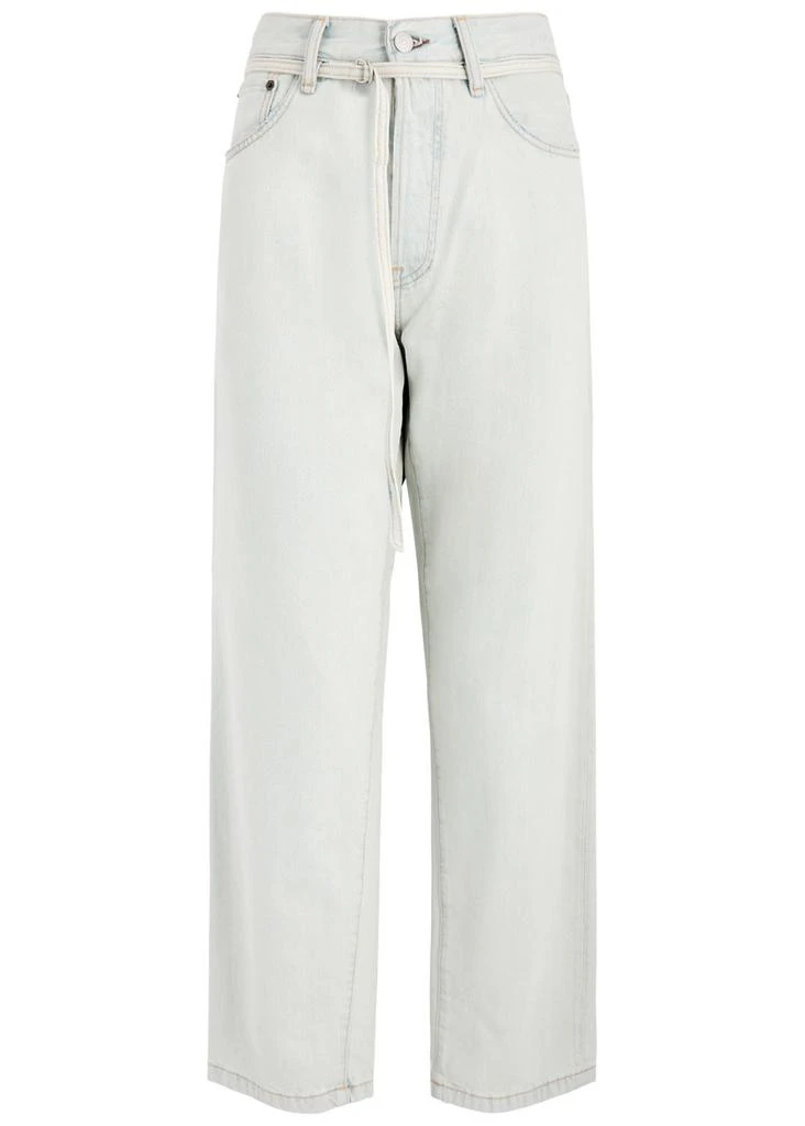 Acne Studios Belted straight-leg jeans  1
