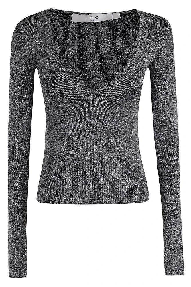 IRO Iro V-Neck Long-Sleeve Top 1