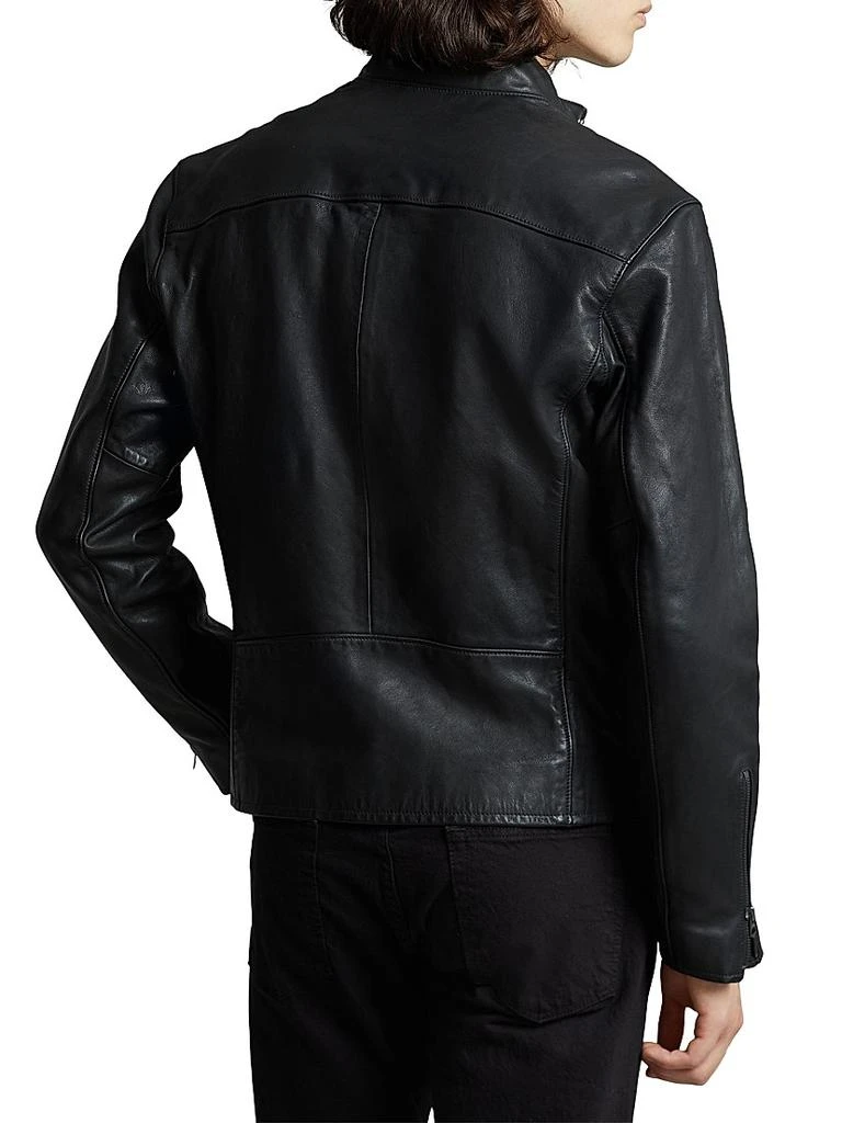 Ralph Lauren Lambskin Café Racer Jacket 5